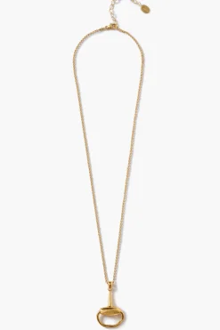 Chan Luu Horsebit Necklace Gold
