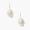Chan Luu 14k Baroque Earrings White Pearl