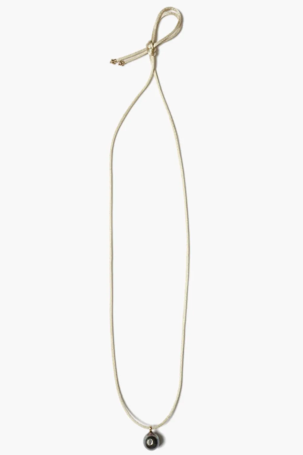 Chan Luu 14k Bond Cord Necklace Tahitian Pearl