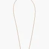 Chan Luu 14k Diamond Biwa Bar Necklace Pearl