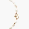 Chan Luu Keshi Pearl Cobra Necklace White