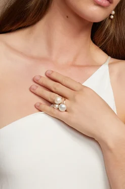 Chan Luu 14k Phoebe Ring White Pearl
