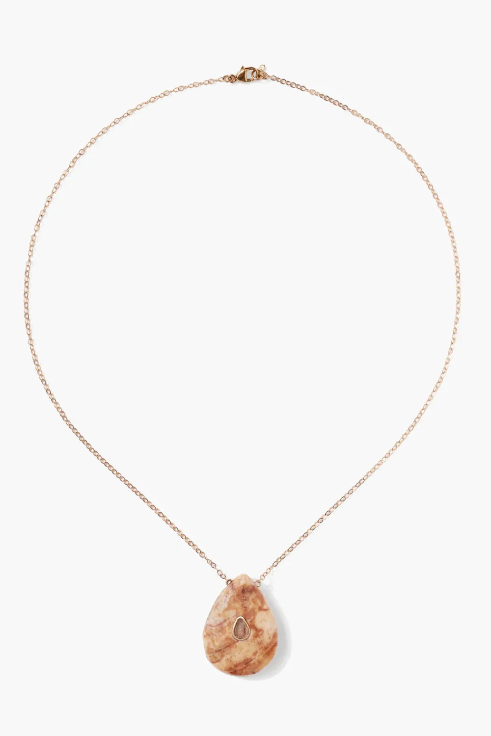 Chan Luu 14k Temple Necklace Agate