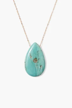Chan Luu 14k Temple Necklace Turquoise