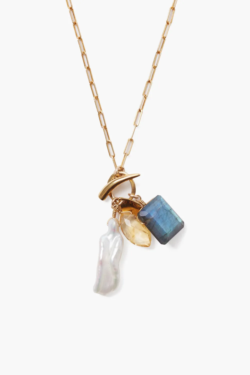 Chan Luu Labradorite Mix Voyage Necklace