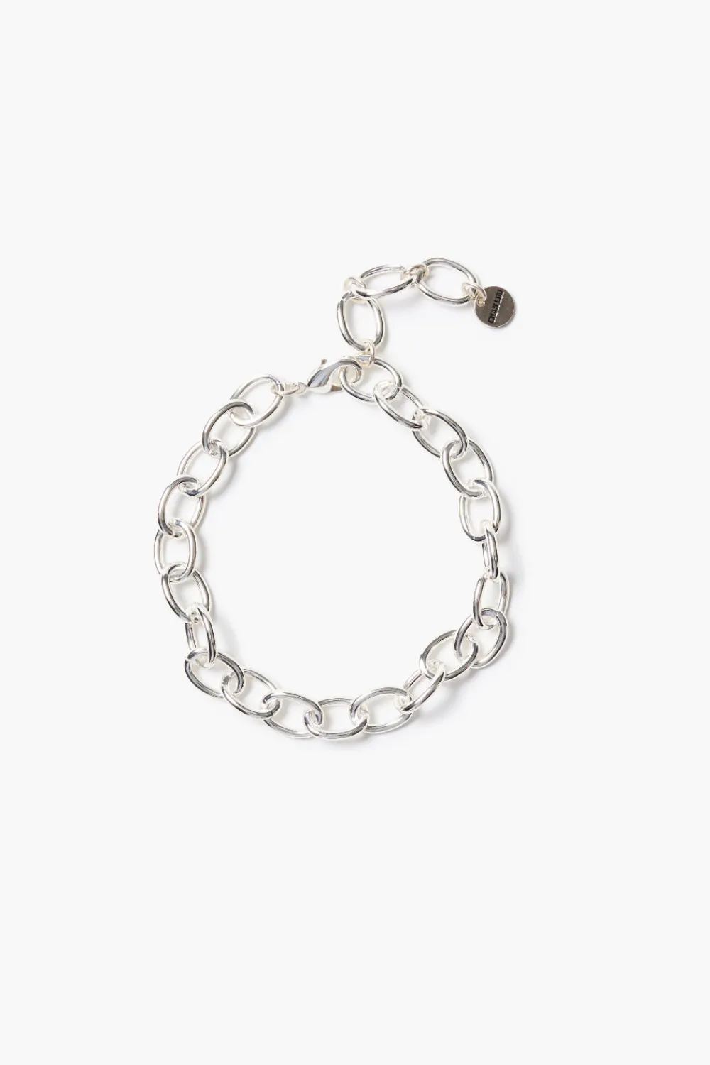 Chan Luu Large Chain Link Anklet Silver