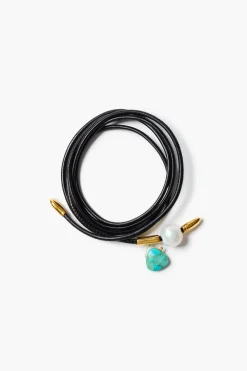 Chan Luu Lasso Pearl Wrap Black