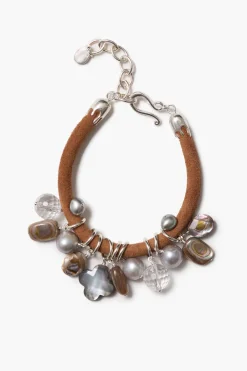 Chan Luu Lea Leather Bracelet Abalone