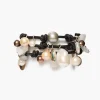Chan Luu Lea Leather Three Wrap Bracelet Black