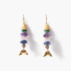 Chan Luu Mini Orris Earrings Multi