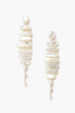 Chan Luu Mizumi Earrings White MOP