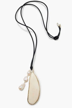Chan Luu Moule Charm Necklace White MOP