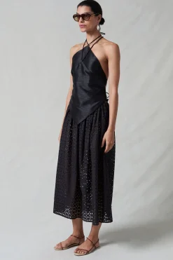 Chan Luu Napkin Dupioni Hater Top Back