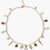 Chan Luu Nautilus Charm Necklace White Mix