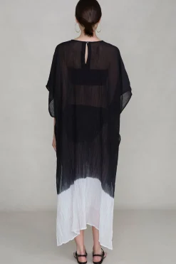 Chan Luu Obre Crinke Caftan Back