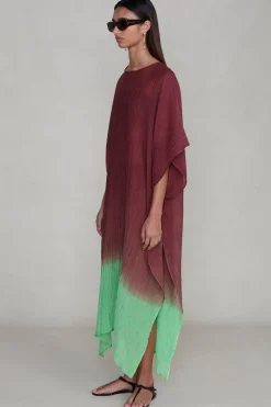 Chan Luu Obre Crinke Caftan ahogany