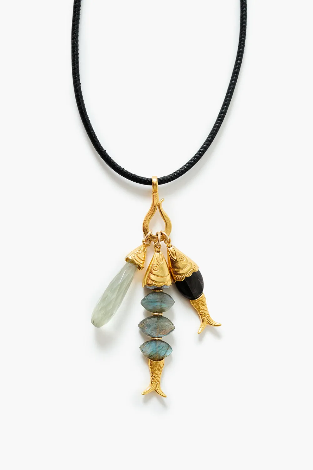 Chan Luu Orris Hook Necklace Labradorite