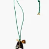 Chan Luu Paracord Charm Necklace Green