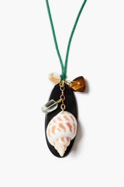 Chan Luu Paracord Charm Necklace Green