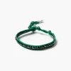Chan Luu Paracord Single Wrap Bracelet Black Agate