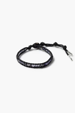 Chan Luu Paracord Single Wrap Bracelet Iolite