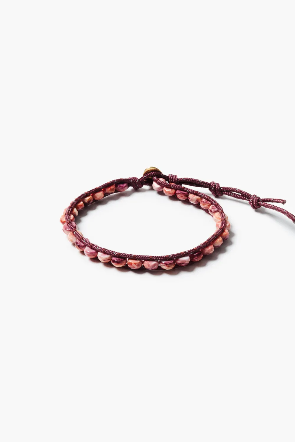 Chan Luu Paracord Wrap Anklet Maroon