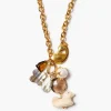 Chan Luu Peacock Charm Necklace Multi