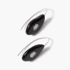 Chan Luu Pebble Earrings Black Horn
