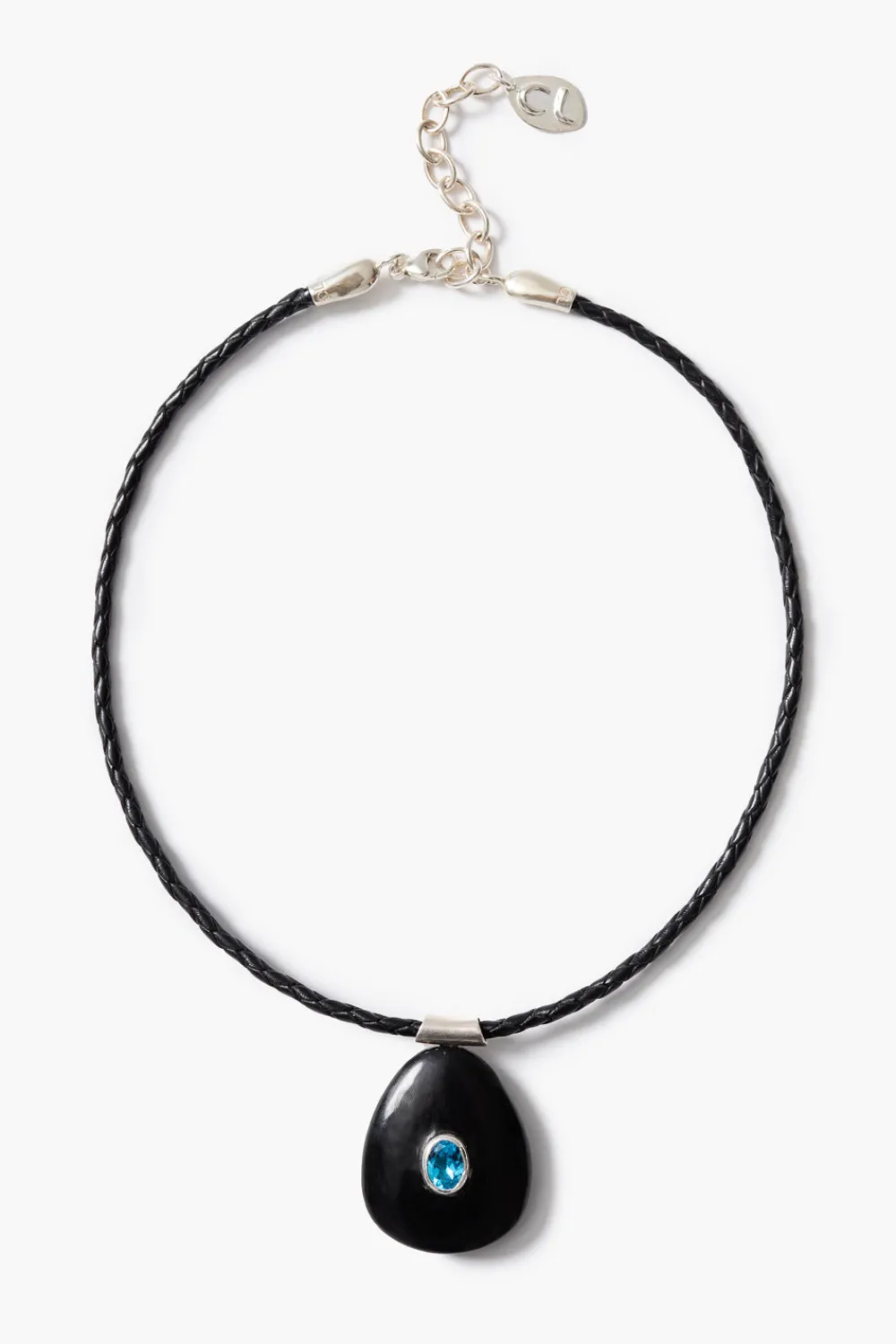 Chan Luu Pebble Necklace Blue Topaz