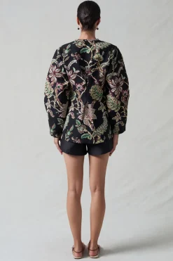 Chan Luu Pinch Wait Cardigan Back Jacquard