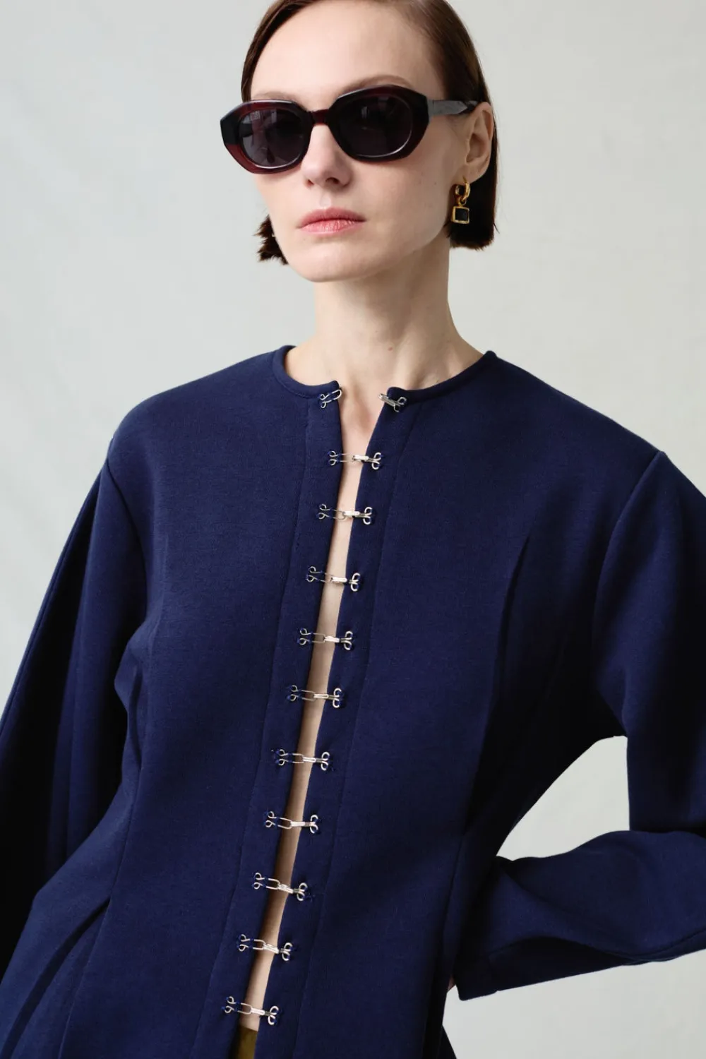 Chan Luu Pinch Wait Cardigan Navy