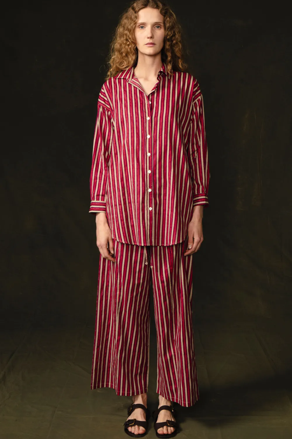 Chan Luu Pintripe Printed et Red