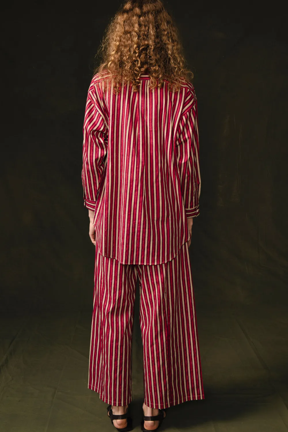 Chan Luu Pintripe Printed et Red
