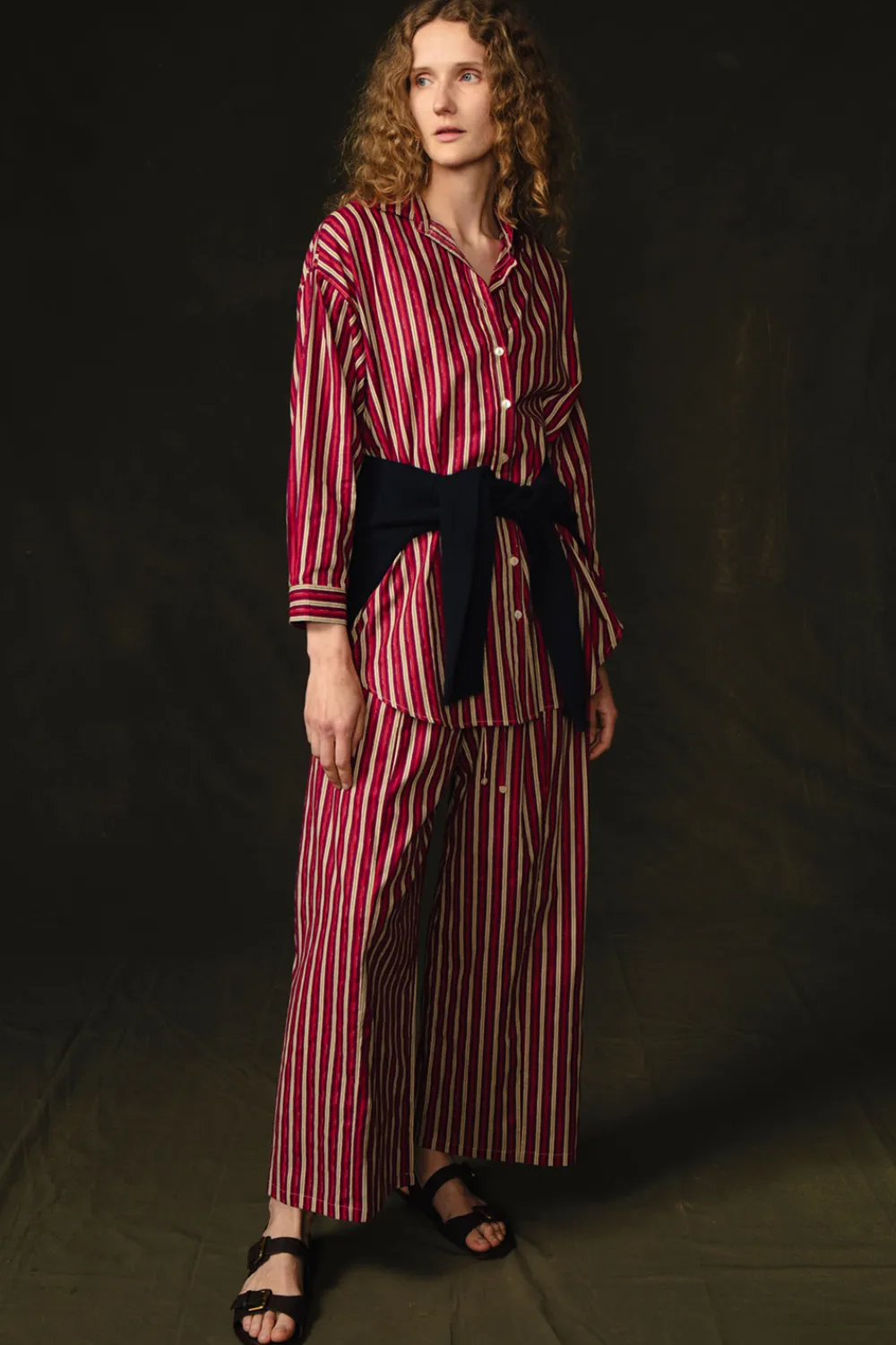 Chan Luu Pintripe Printed et Red