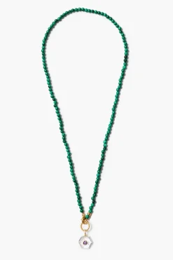 Chan Luu Prism Necklace Malachite