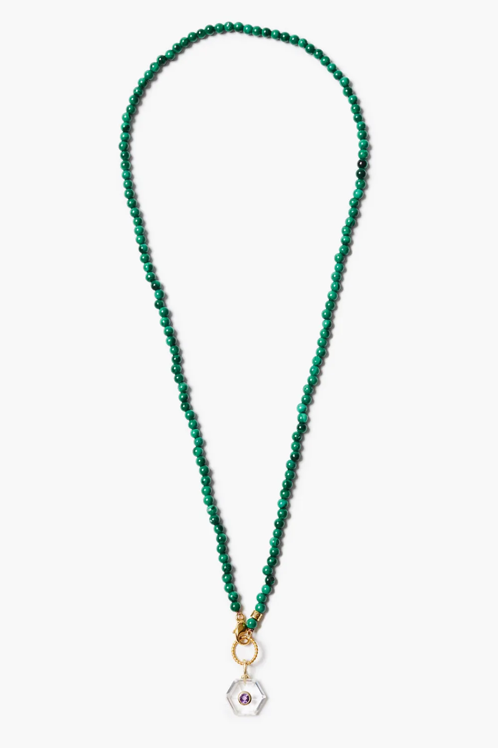 Chan Luu Prism Necklace Malachite