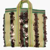 Chan Luu Recycled Market Bag Bronze Stripe