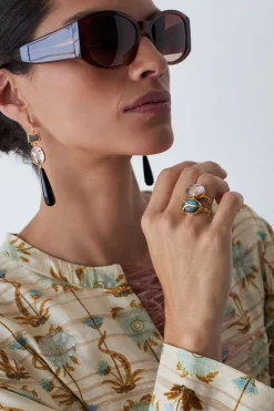 Chan Luu Scarab Ring Amethyst