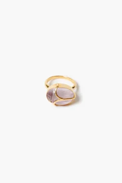Chan Luu Scarab Ring Amethyst