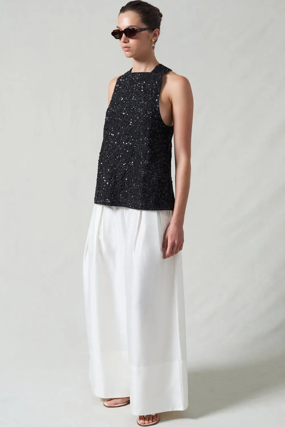 Chan Luu equin Apron Top Back