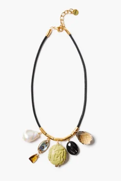 Chan Luu Serpentine Charm Necklace Multi