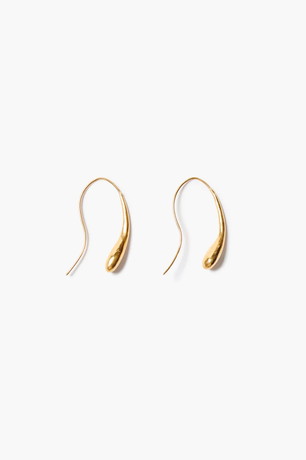 Chan Luu Serpentine Earrings Yellow Gold