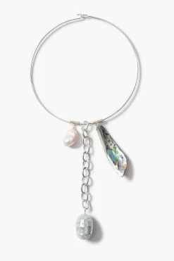 Chan Luu Shore Collar Necklace Abalone