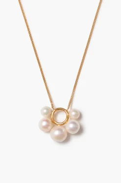 Chan Luu Soleil Pendant Necklace White Pearl