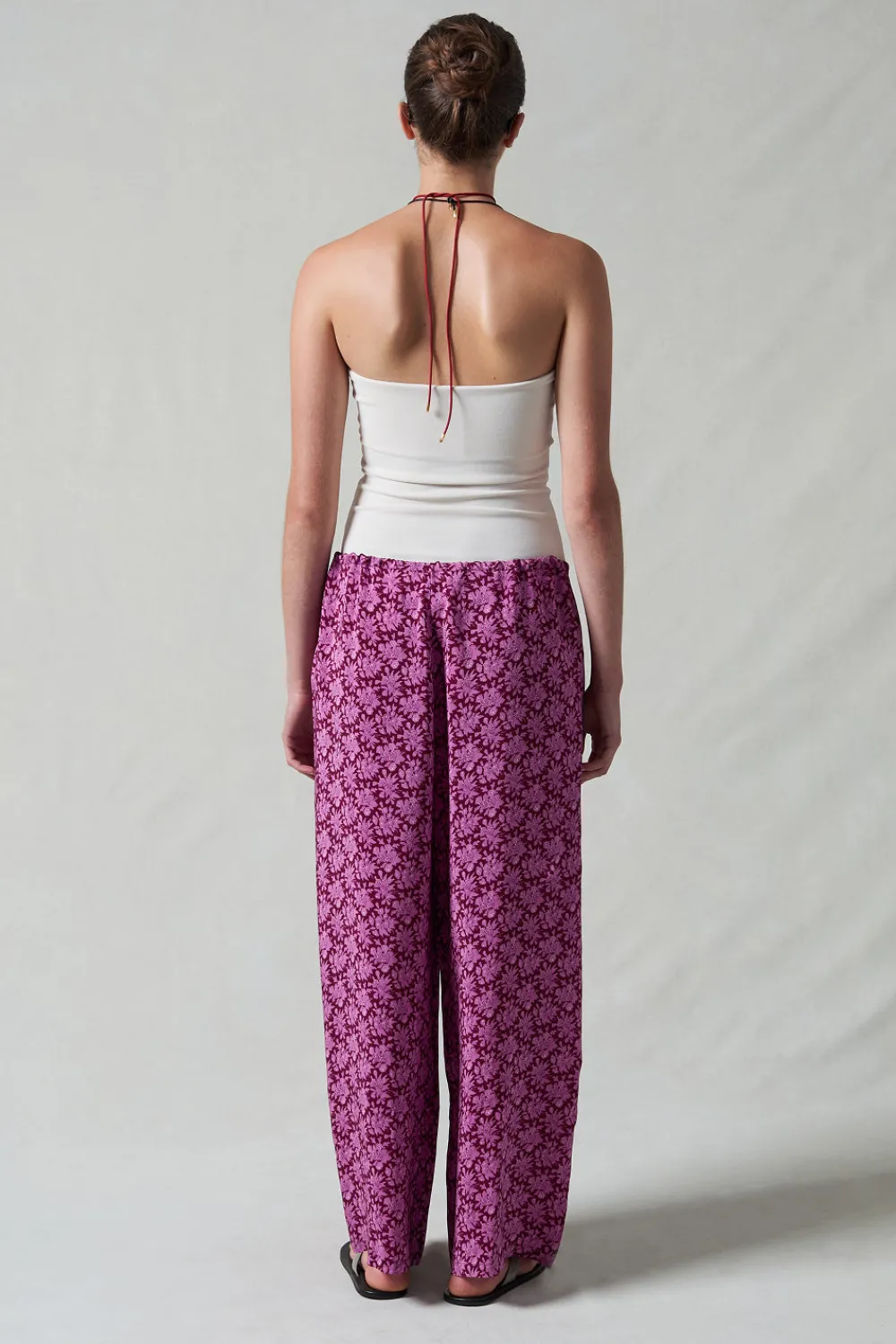 Chan Luu oei ik Drawtring Pant Orchid