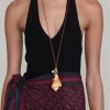 Chan Luu Spiral Shell Charm Necklace Multi