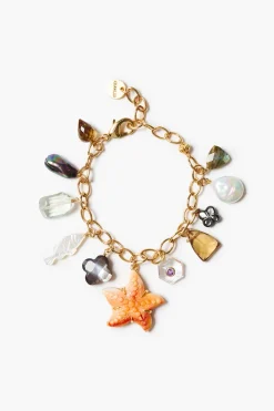 Chan Luu Starfish Charm Bracelet Multi