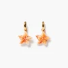 Chan Luu Starfish Hoop Earrings Orange