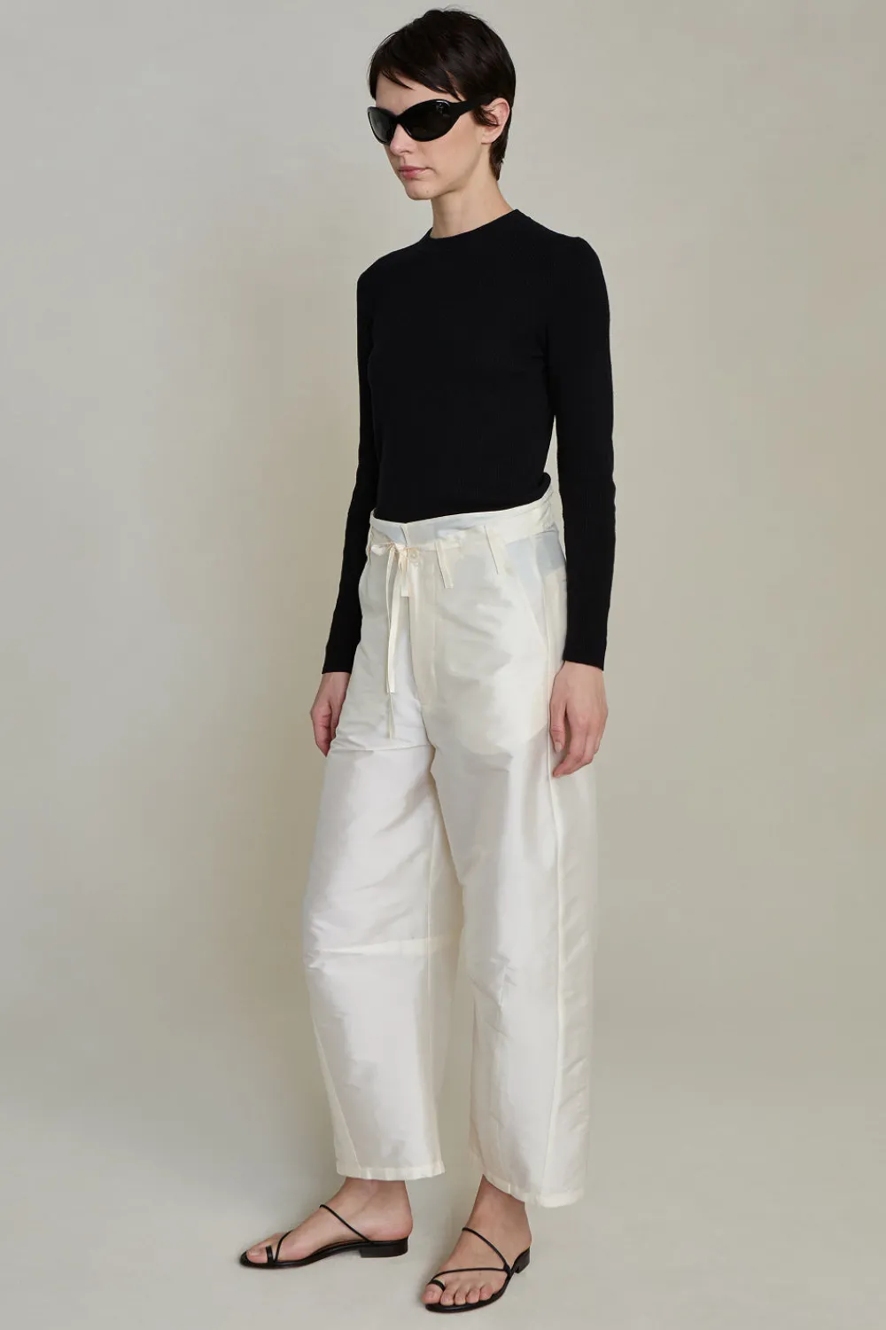 Chan Luu Techno Taffeta Barre Pant Pear
