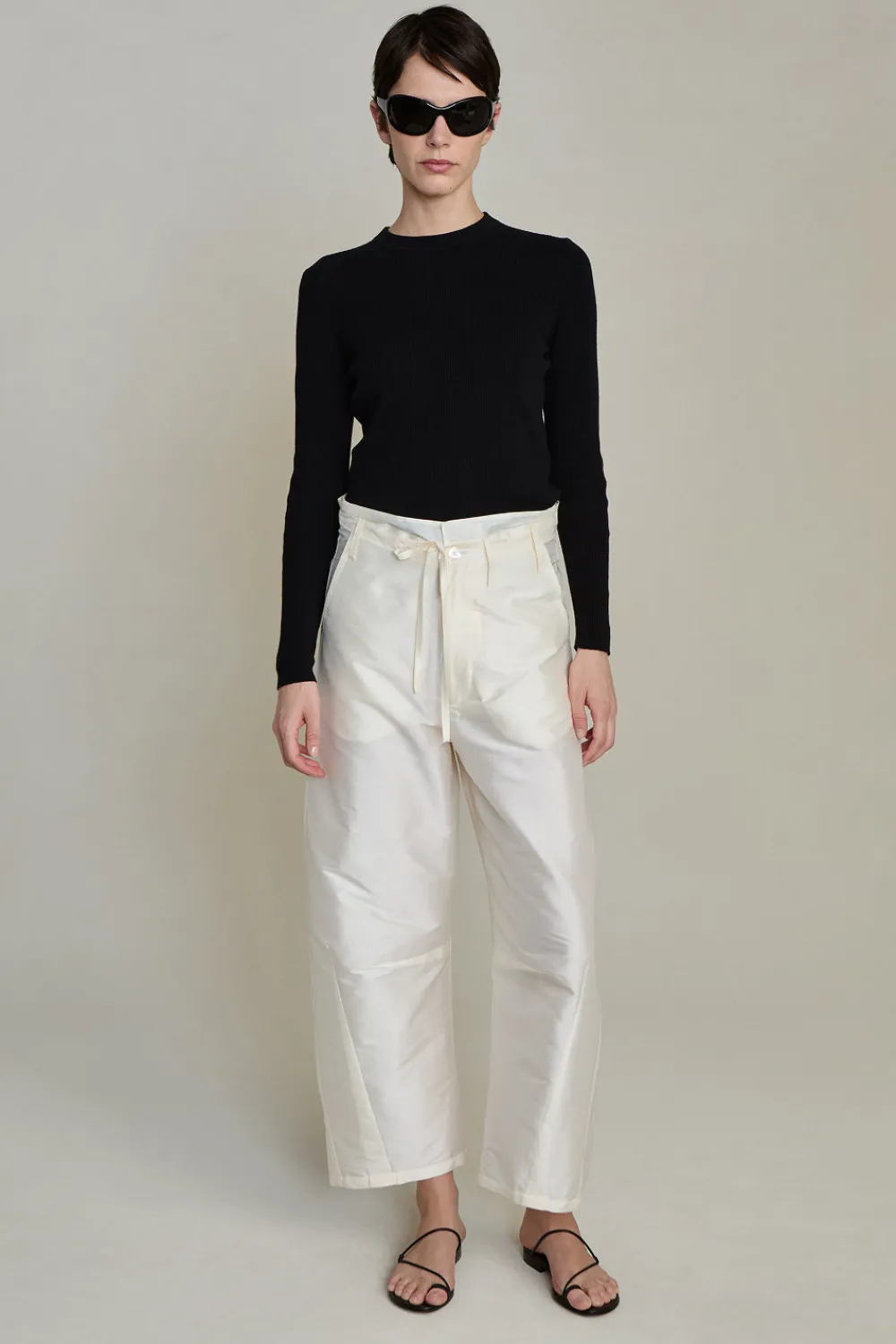 Chan Luu Techno Taffeta Barre Pant Pear